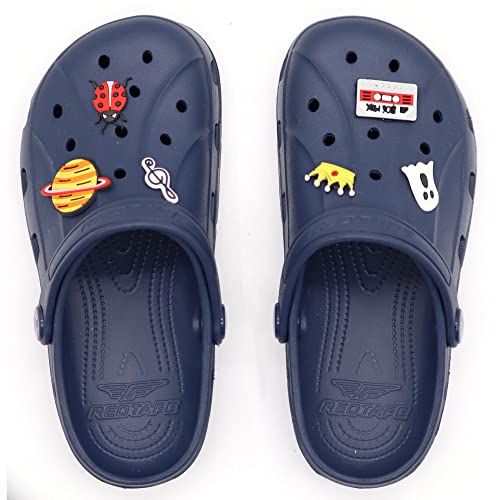 Red Tape Unisex-Child Navy Blue Clogs - 3 UK - Image 1