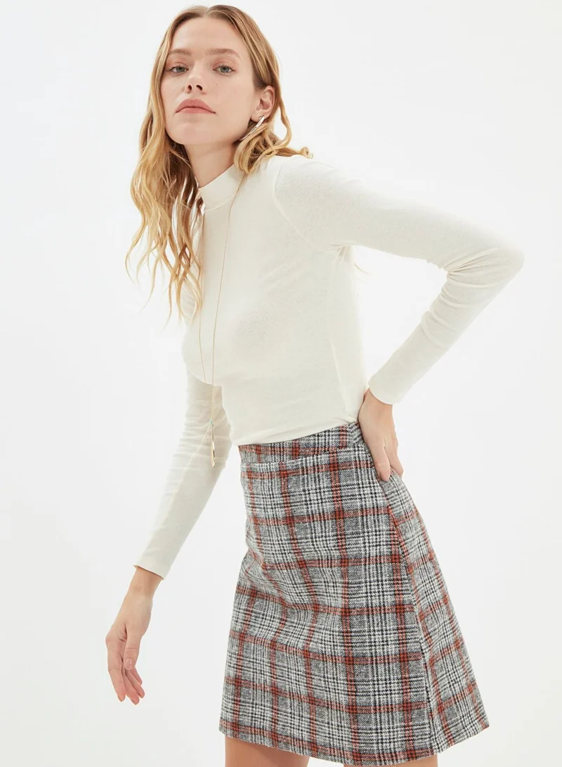 trendyol Knitted Mini Skirt