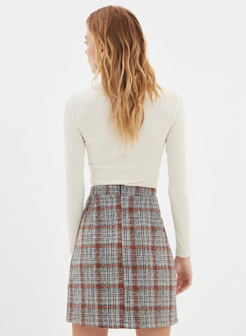 trendyol Knitted Mini Skirt
