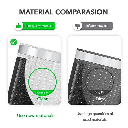 Fuxury Bubble Mailers, 10.5x16 Inch 25 Pack Padded Envelopes Self Seal Adhesive Waterproof, Large Shipping Envelopes, Padded Mailers, Bubble Bags for Mailing, Packaging, Small Business, Black#5 - Image 3