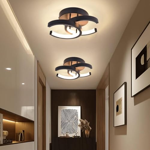 RJ 22W Half Round Modern Ceiling Light for Bedroom, Living Room, Kitchen, Hallway & Balcony | Stylish LED Decorative Ceiling Lamp | Cool White, Warm White & Natural White | Energy Saving Light - Image 1