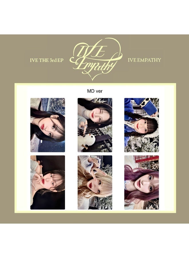 NIBEMINENT 6 Pcs Kpop IVE Empathy Lomo Cards Card For Fans Collection Gifts - Image 1