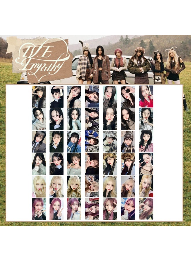 NIBEMINENT 6 Pcs Kpop IVE Empathy Lomo Cards Card For Fans Collection Gifts - Image 2