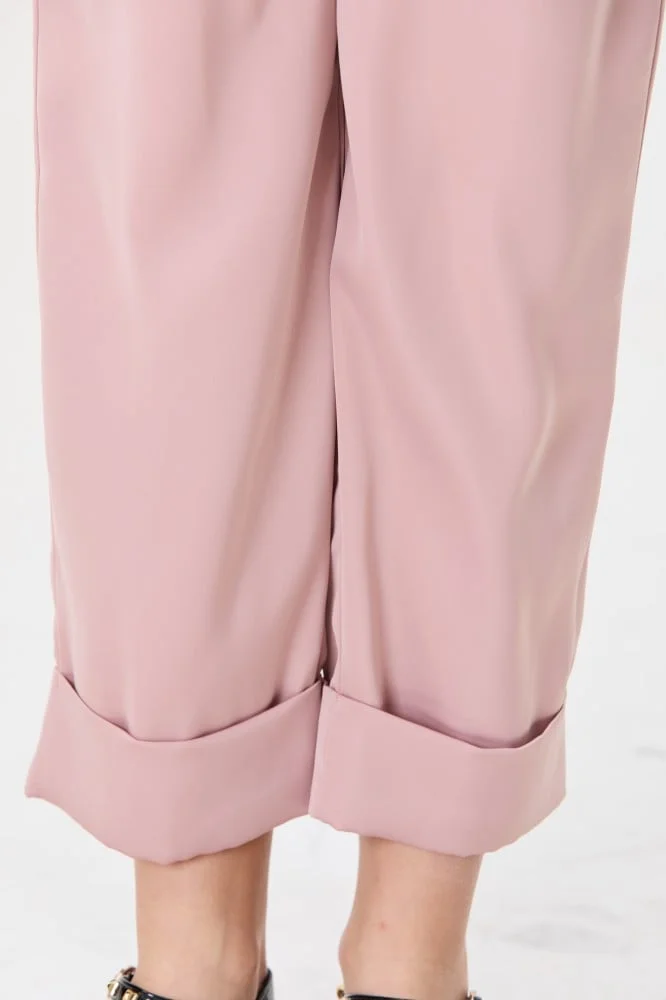 Tenda Pants with folded hems