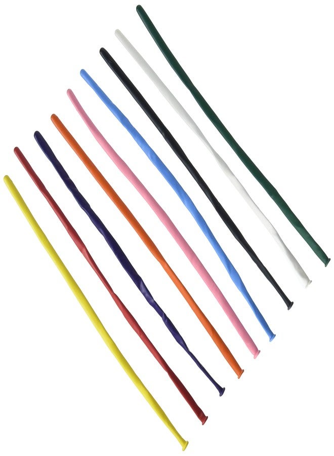 Qualatex 44560 Classic Assortment Latex Balloons, 260Q, Classic Assortment, Pack of 100 - Image 3