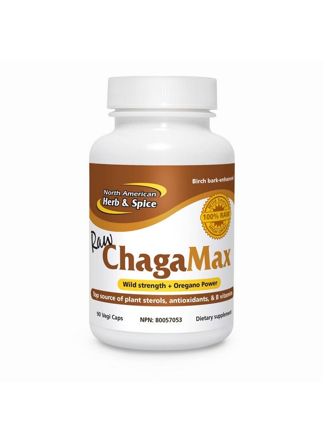 North American Herb & Spice Chagamax 90 Capsules Adaptogen Adrenal Support Endurance & Stamina Chaga Wild Mushroom Supplement Whole Food Herbs Nongmo 90 Total Servings - Image 2
