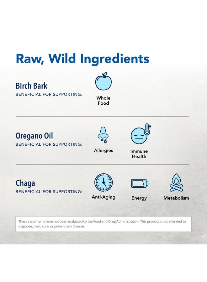 North American Herb & Spice Chagamax 90 Capsules Adaptogen Adrenal Support Endurance & Stamina Chaga Wild Mushroom Supplement Whole Food Herbs Nongmo 90 Total Servings - Image 4