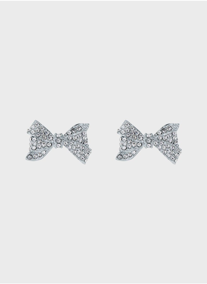 Ted Baker Barseta Crystal Bow Stud Earrings  - Image 1