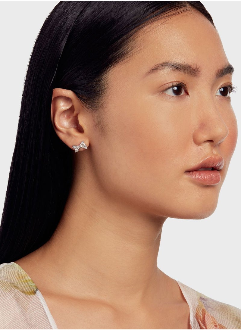 Ted Baker Barseta Crystal Bow Stud Earrings  - Image 3
