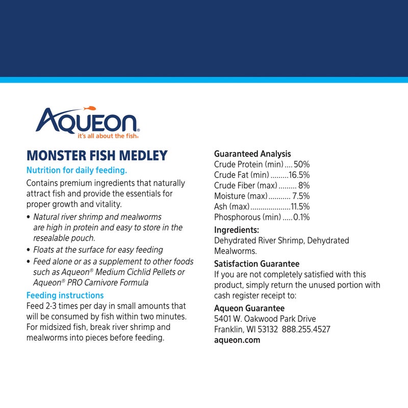 Aqueon Monster Fish Medley 3.5 Ounces - Image 3