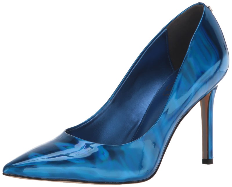 Sam Edelman Women's Hazel Pump Royal Blue Metallic 5 Medium - Image 5