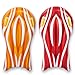 SLOOSH 2 Pack Inflatable Body Boards for Water Slides Surfing Board Pool Floats Swimming Pool Floating Boards Learn to Swim Summer Water Fun Toy for Kids and Toddlers Red and Orange - Image 3