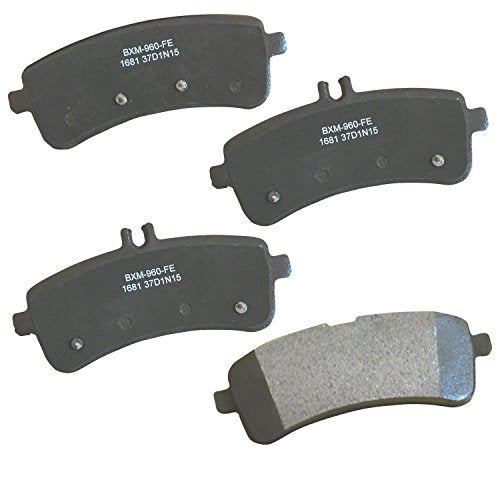 Bendix Premium SBM1681 Semi-Metallic Rear Brake Pads for Select Models Mercedes-Benz AMG GT, GT C, R, S, Maybach S550, S600, S650, S65 AMG, SL63 SL65 - Image 1