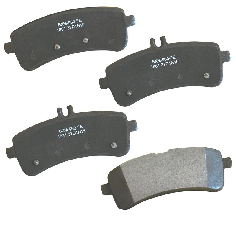 Bendix Premium SBM1681 Semi-Metallic Rear Brake Pads for Select Models Mercedes-Benz AMG GT, GT C, R, S, Maybach S550, S600, S650, S65 AMG, SL63 SL65 - Image 5