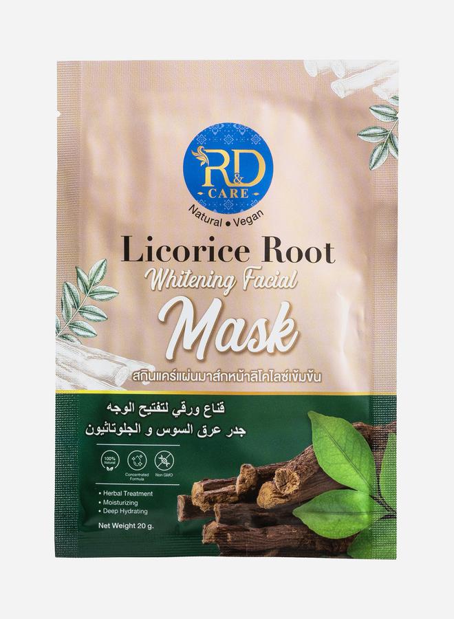 R&D Licorice Root Whitening Facial Mask 20gm - Image 1