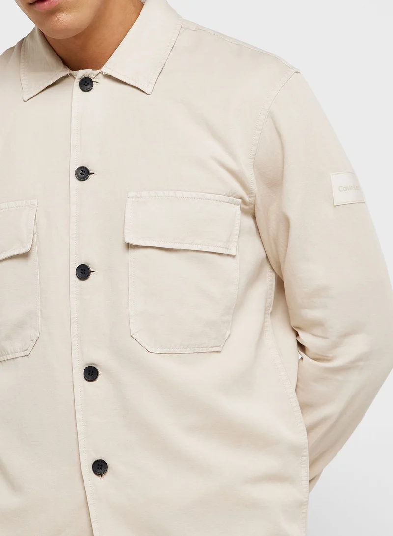 CALVIN KLEIN Pocket Detail Regular Fit Shirt