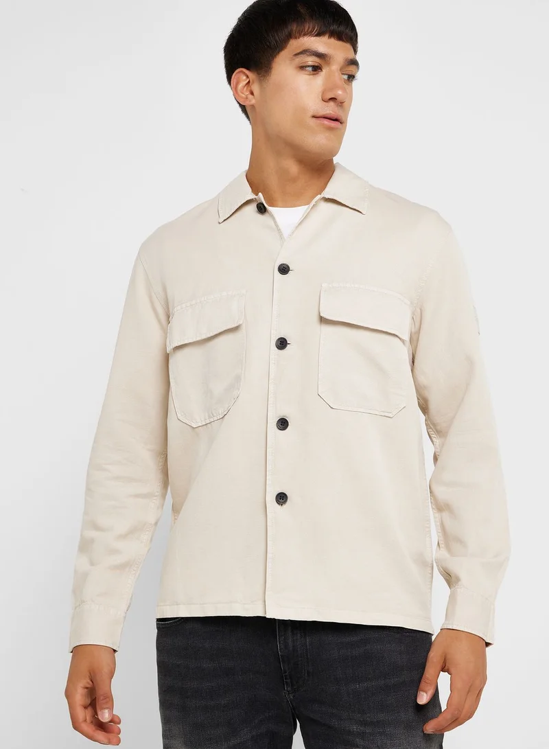 CALVIN KLEIN Pocket Detail Regular Fit Shirt