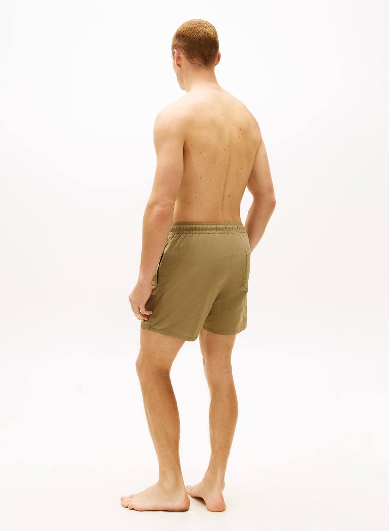 TOMMY HILFIGER Flag Embroidery Mid Length Swim Shorts - Image 3