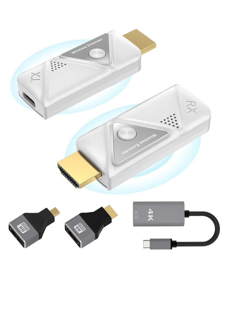 Excefore HDMI Wireless Transmitter and Receiver, Wireless HDMI Extender, 2.4G/5G HDMI Wireless Transmission, Plug & Play, for Streaming Video and Audio to the Monitor of Laptop/PC/TV Box/Projector  - Image 1