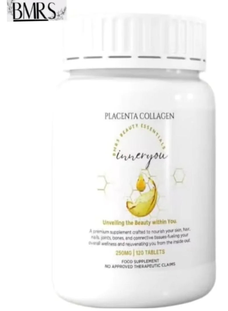 BMRS Placenta Collagen 120 Tablets - Image 1
