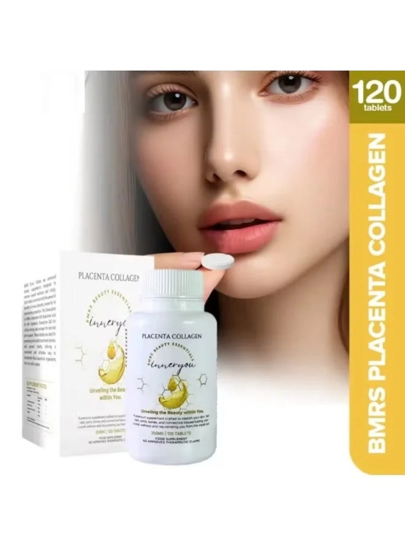 BMRS Placenta Collagen 120 Tablets - Image 2