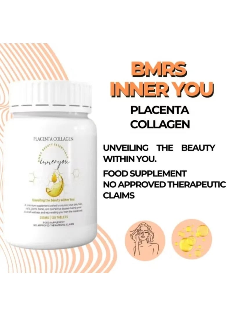 BMRS Placenta Collagen 120 Tablets - Image 3