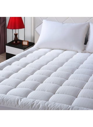EASELAND RV Short Queen Mattress Pad Pillow Top Quilted Fitted Cooling Mattress Protector Cover Topper Cotton 8-21" Deep Pocket (60x75 Inches, White) - pzsku/ZFD21C67B2F94D6B55516Z/45/1750947753/78a9b976-ac69-4a5b-b00e-a2b3539b18f6