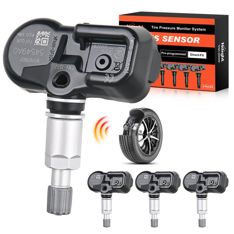 حساس TPMS من نيللايت متوافق مع تويوتا 4 رانر FJ كروزر بريوس لكزس CT ES سايون 2003 2004 2005 2006 2007 2008 2009 2010 2011 2012 2013 2014 2015 2016 2017