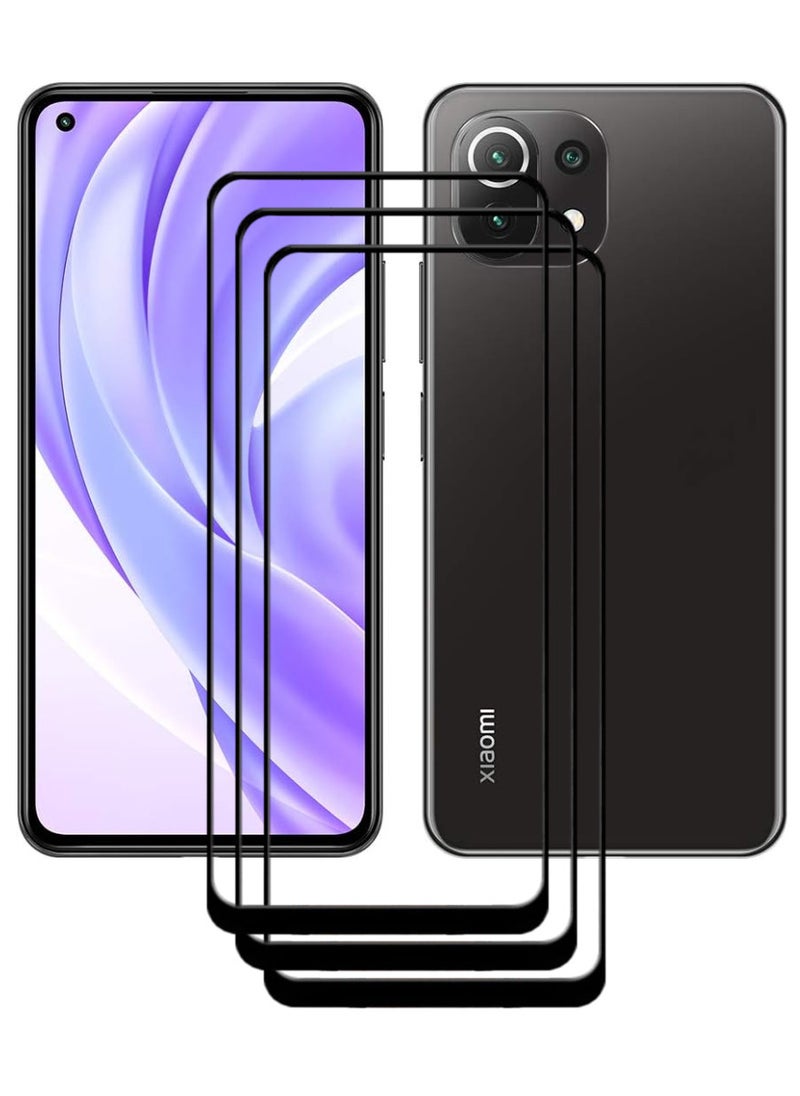 ACLIX 3 Pieces Antistatic ESD Dustproof Premium Quality High Definition Tempered Glass Screen Protector Designed For Xiaomi Mi 11 Lite - Image 1