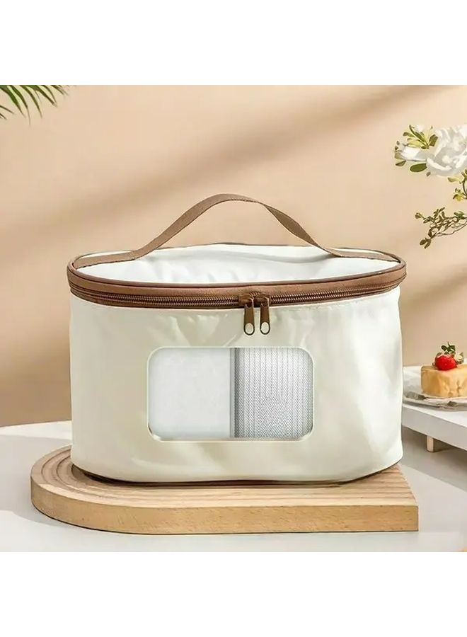 Insulated Lunch Bag Portable Thermal Tote For Office Workers Bento Box Carrier With Handles Meal Food Storage Durable Compact Design Rectangular Meal Carrier Students Professionals New - Image 5