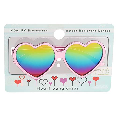 ARKAID Girls Heart Shaped Sunglasses PInk Arkaid UV 400 Sun Protection One Size Fits Most Kids - Image 2