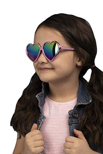 ARKAID Girls Heart Shaped Sunglasses PInk Arkaid UV 400 Sun Protection One Size Fits Most Kids - Image 4