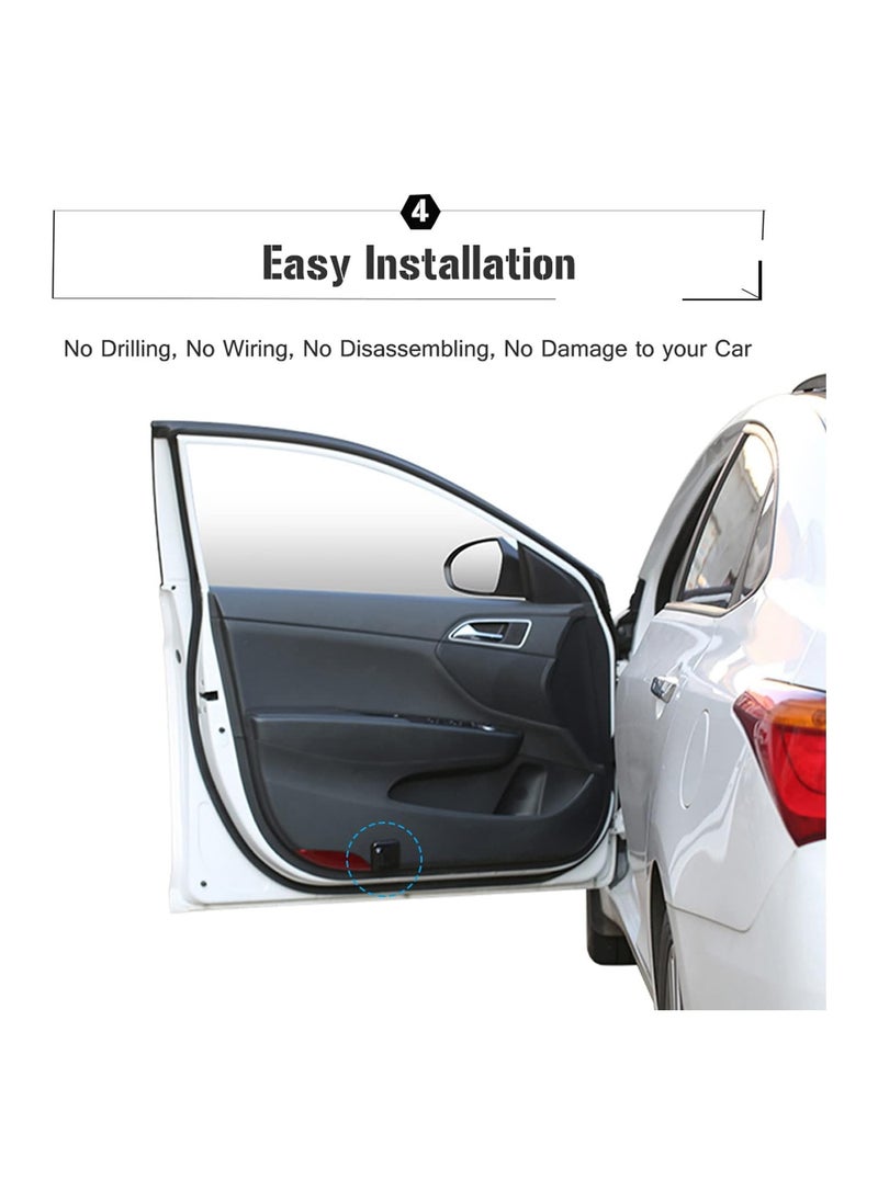 2Pcs Universal Wireless Car Door Logo Light LED HD Welcome Courtesy Ghost Shadow Projector Lamp – Compatible with Genesis and Most Car Models