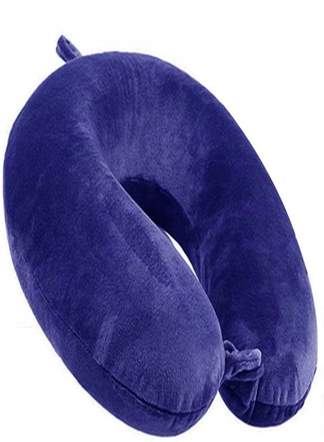 GDEOUP Travel Pillow - Memory Foam Neck Pillow Support Pillow,Luxury Compact & Lightweight Quick Pack for Camping,Sleeping Rest Cushion (Navy Blue) - Image 1