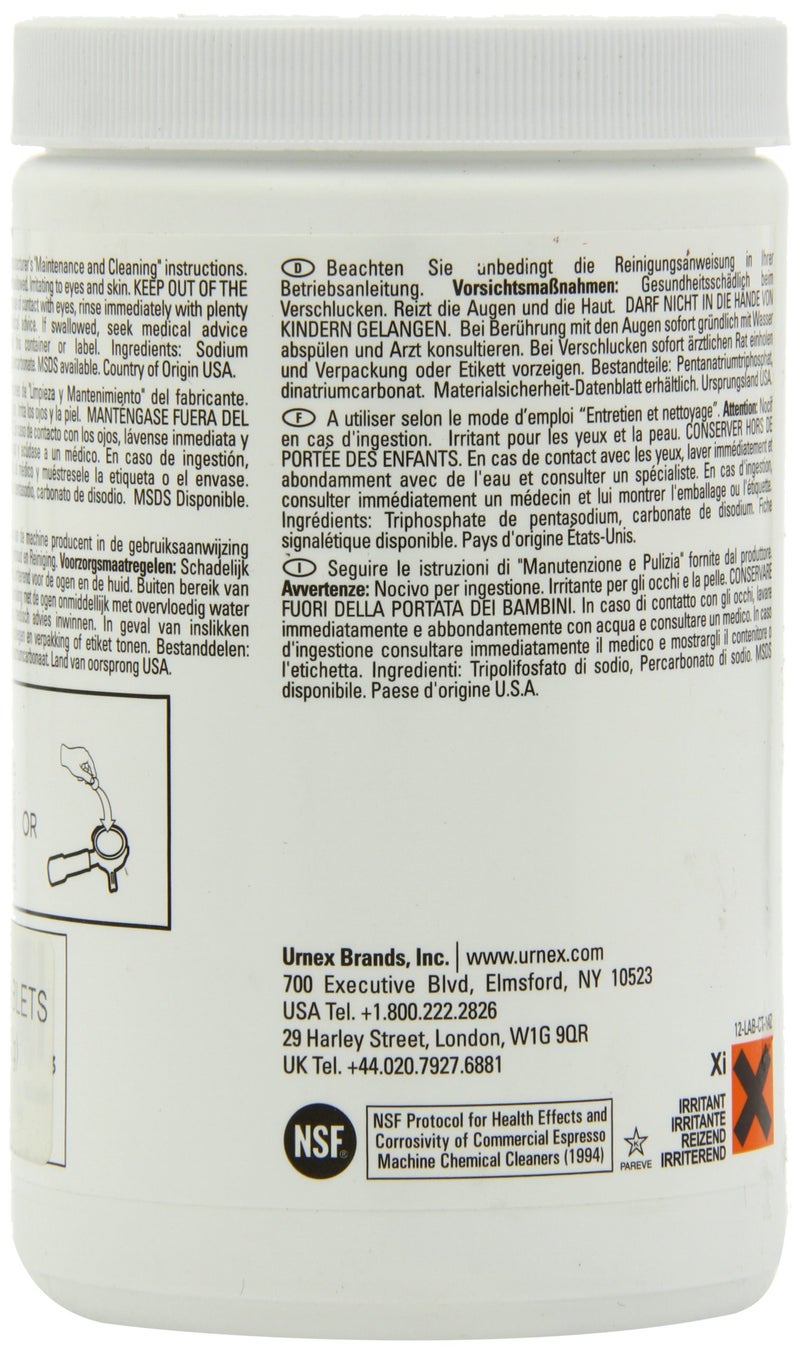 Urnex Cafiza Espresso Machine Cleaning Tablets - 100 Tablets - Professional Espresso Machine Cleaner Barista Use - Image 1