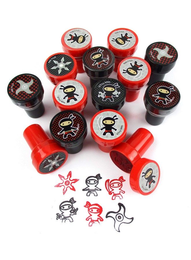 TINYMILLS 24 Pcs Ninjas Stampers For Kids - Image 4