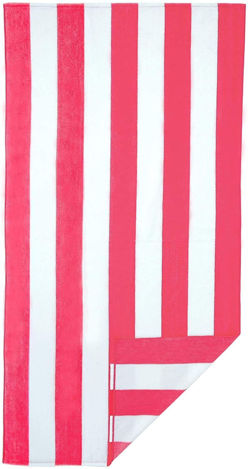 AMZ Large Beach Pool Towel 30x60 Oversized Cabana Stripe Hotel QualityLuxuriously Soft Absorbent Plush Towel - Image 5