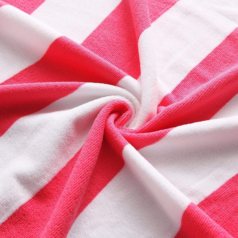 AMZ Large Beach Pool Towel 30x60 Oversized Cabana Stripe Hotel QualityLuxuriously Soft Absorbent Plush Towel - Image 4