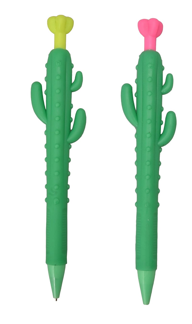 Crackles Vegetable Design Cactus Mechanical Lead Pencil Best for Birthday Return Gifts and School- Pack of 12, Yellow (S-CACTUS-12-UB-96) - Image 3
