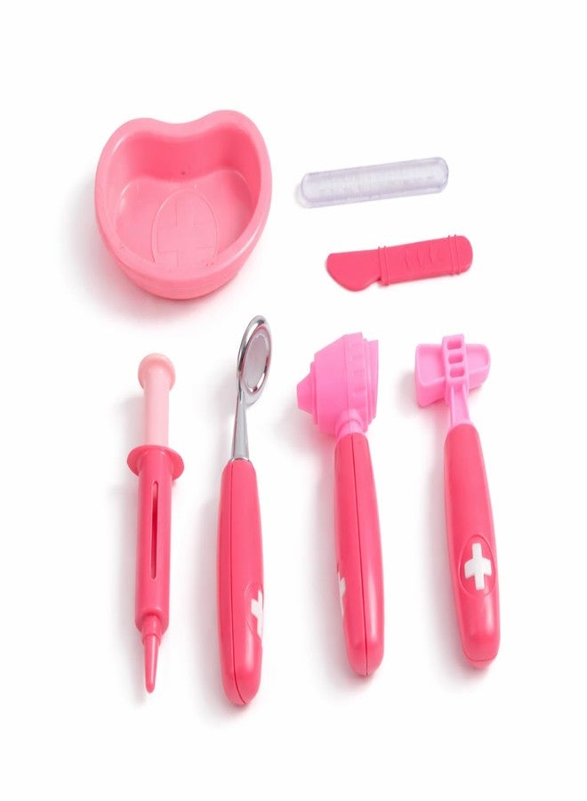 Fair Doctor Jr Pretend Play Set with Bag for Kids Girl Pink Colour, 18 Pieces, Age 3 Years, Multicolour, Non-Toxic Plastic - Image 3
