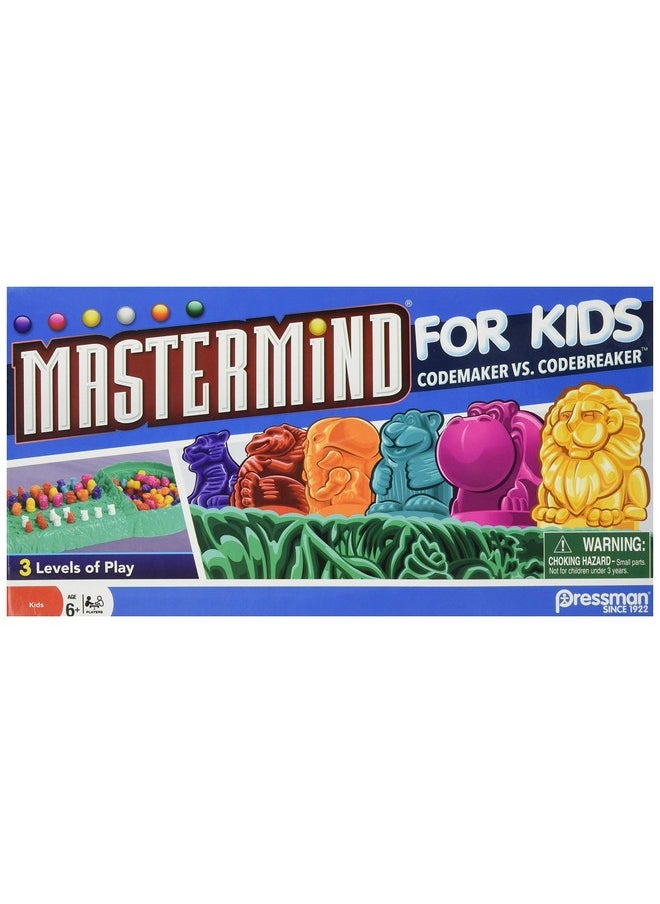 Pressman Pressman Mastermind for Kids - Codebreaking Game With Three Levels of Play Multicolor, 5"  - Image 1