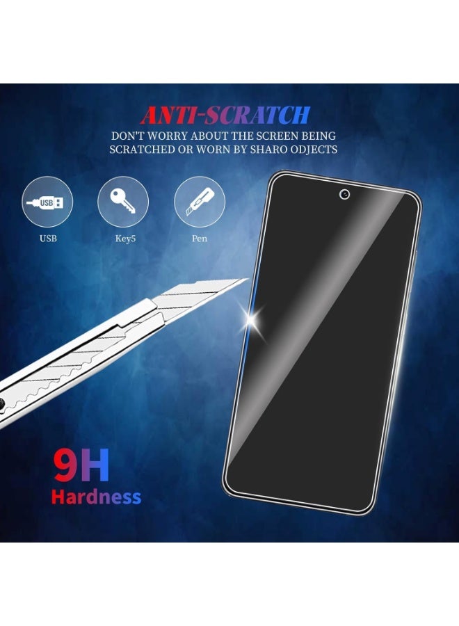 Muzz [2 Pack] Privacy Screen Protector for Samsung Galaxy S21FE, Anti-Spy 9H Tempered Glass, Full Coverage, Scratch Resistant,28 ° Full Screen Anti-peeping (Samsung Galaxy S21FE) - Image 2