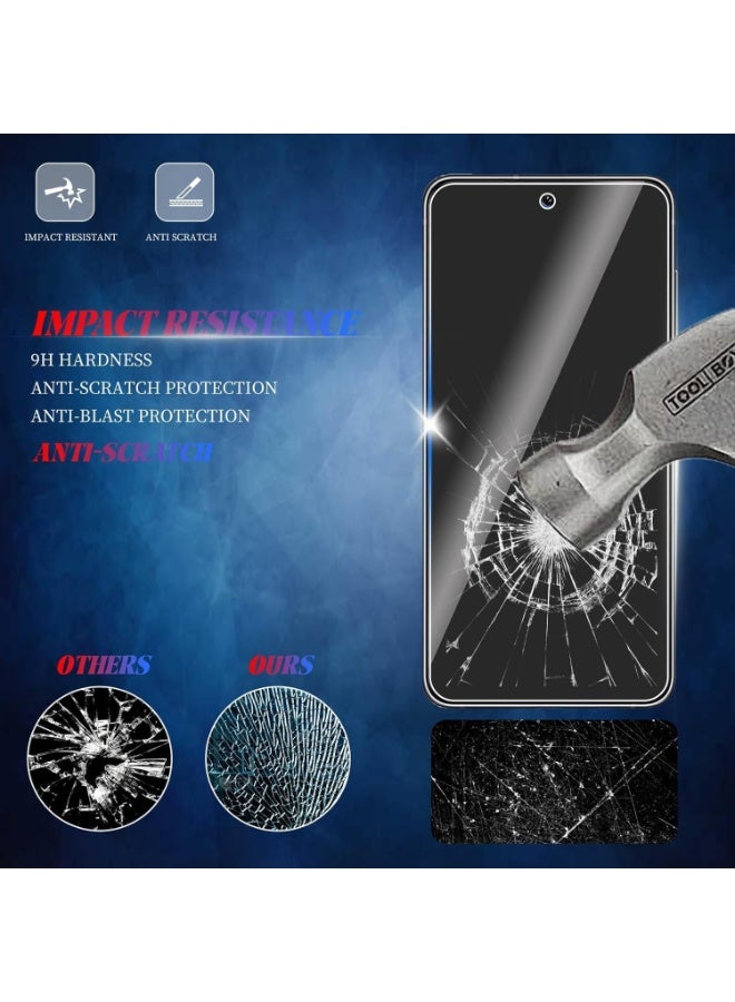 Muzz [2 Pack] Privacy Screen Protector for Samsung Galaxy S21FE, Anti-Spy 9H Tempered Glass, Full Coverage, Scratch Resistant,28 ° Full Screen Anti-peeping (Samsung Galaxy S21FE) - Image 3