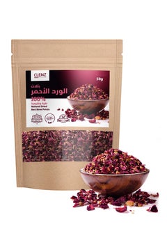CLENZ 100% Natural Dried Red Rose Petals - 50g 