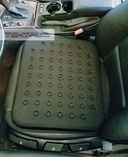 Tektrum Thick Orthopedic Cool Gel Seat Cushion with Cooling Vents for Wheelchair, Office, Home, Car–Support for Low Back, Tailbone, Hip, Prevents Sweaty Bottom, Promotes Healthy Posture (GS1201-BLK) - Image 4