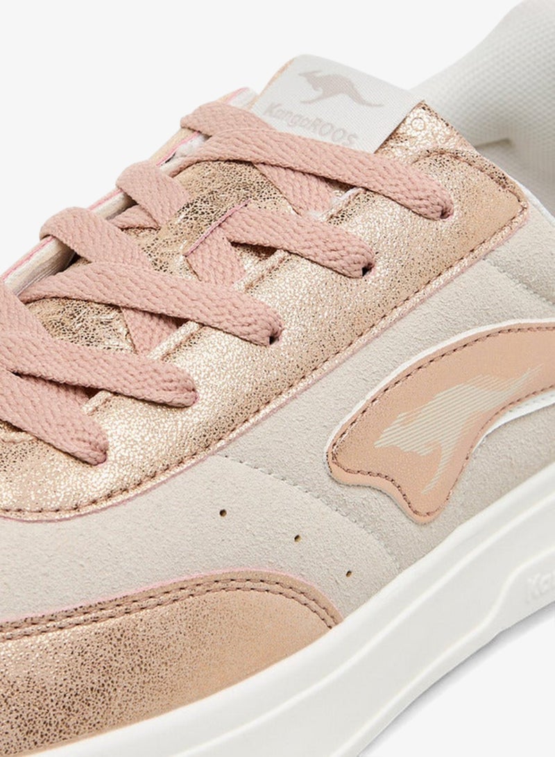 كانغاروس سنيكرز نسائي بأربطة وملون - Image 4