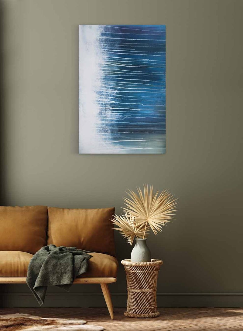 لوحة كانفاس على إطار خشبي، تصميم فن تجريدي للذهاب الى الاعماق، للمنزل، غرفة المعيشة، المكتب، الديكور - Image 2