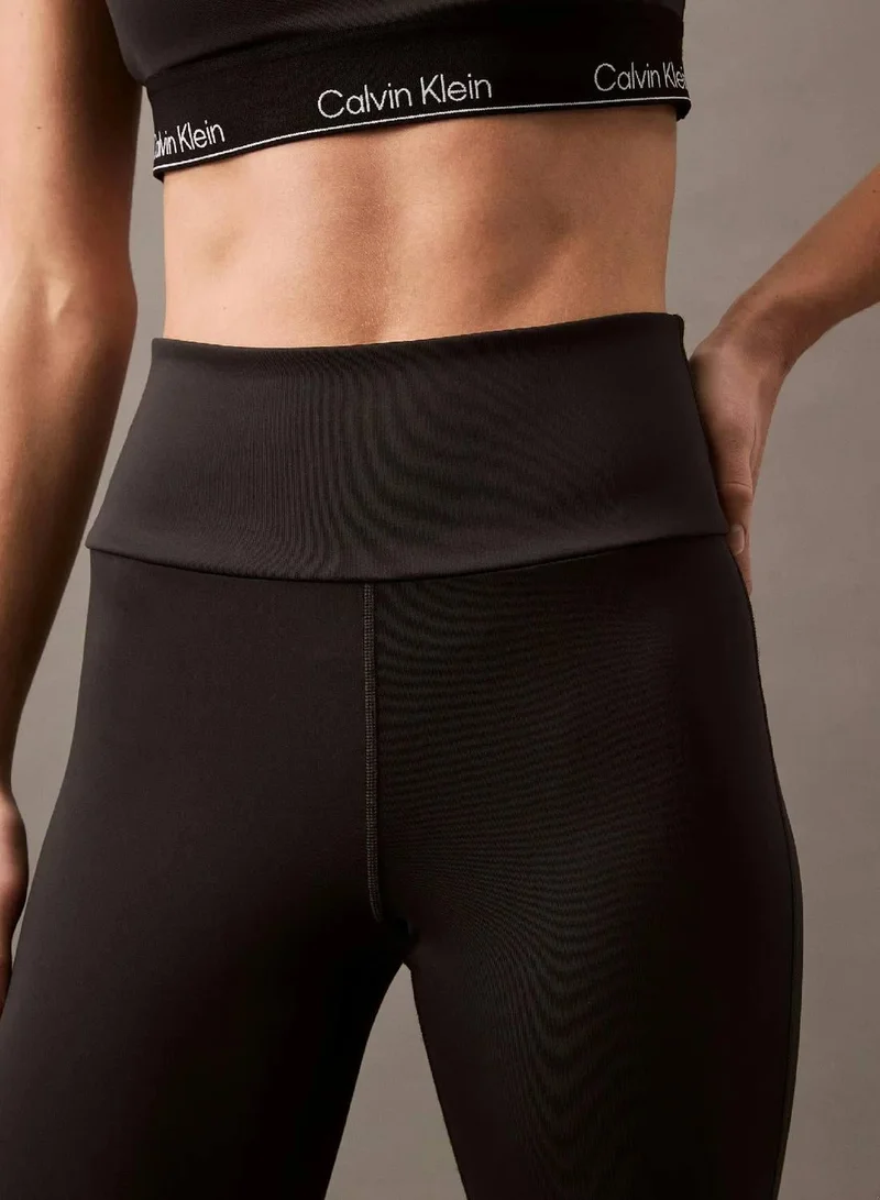 Calvin Klein Black Flared Gym Leggings for Women | Best Price UAE