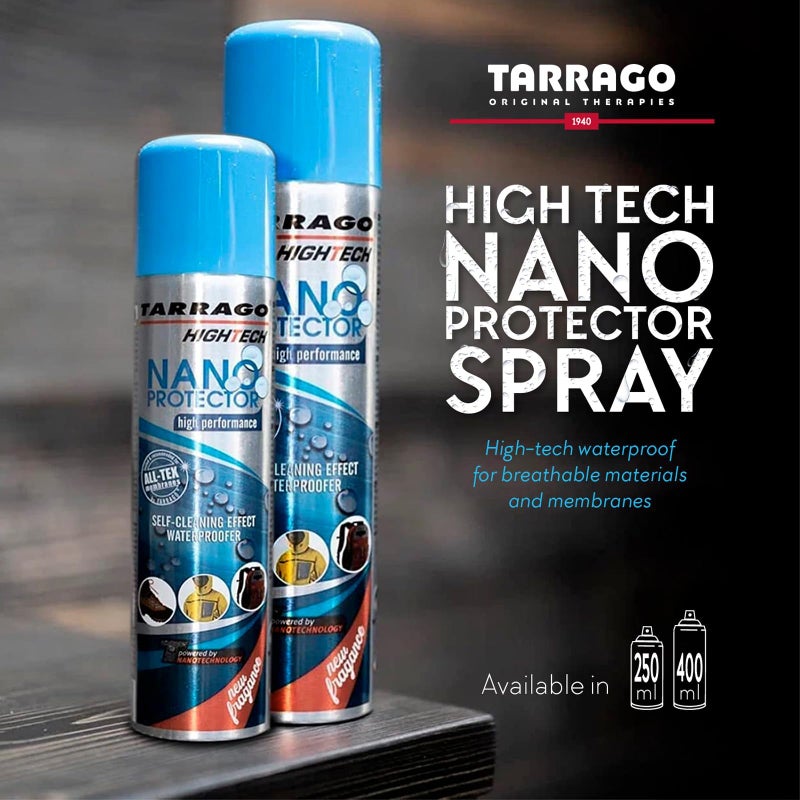 Tarrago Nano Shoe Protector Spray | 6.5oz | Waterproof & Stain Repellent for Sneakers, Suede, Canvas, Leather, Fabric, Nylon, Hiking, Boots - Image 4