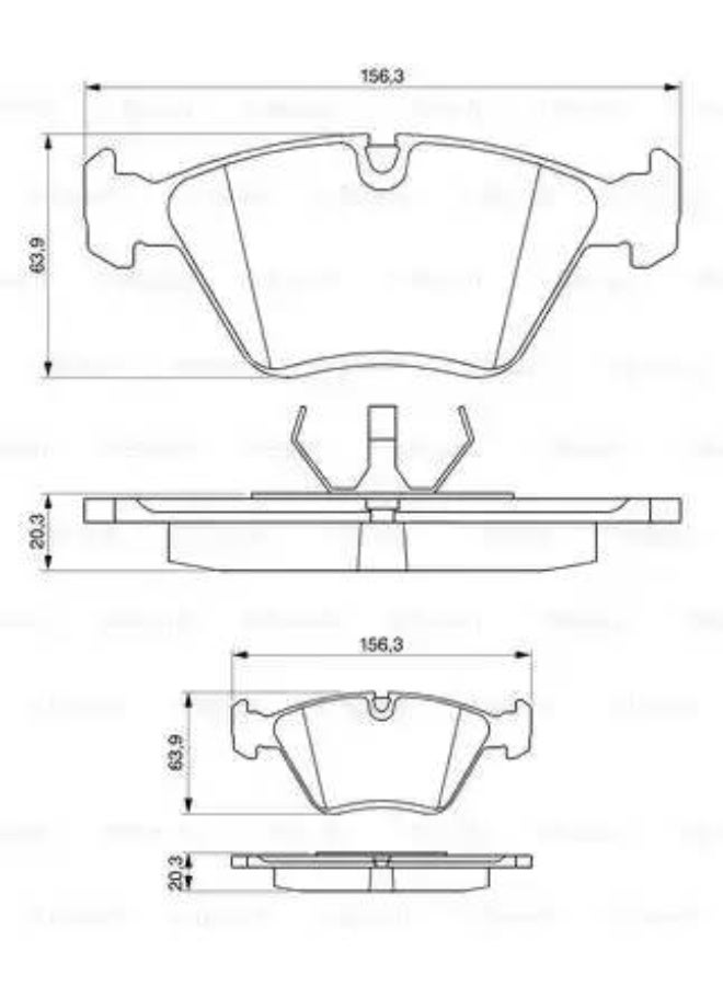 BOSCH Brake Pad - BOSCH - 0 986 490 640 - Image 4